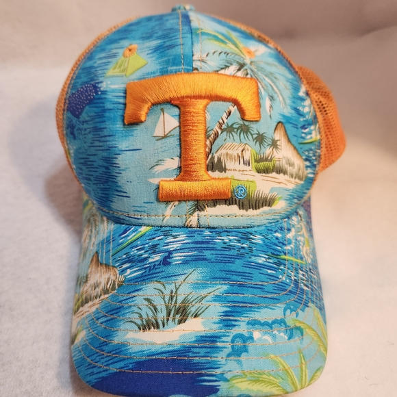 Adidas University Of Tennessee Tropical Hat Cap Adjustable UT Vols Surfing Hawai - Picture 1 of 9